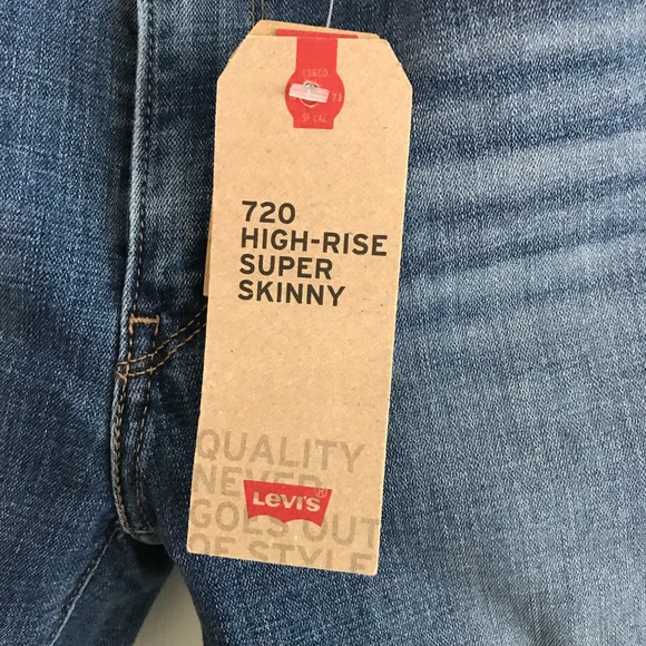 NWT Levi’s High Rise Skinny Jeans Size 26 - Picture 2 of 8